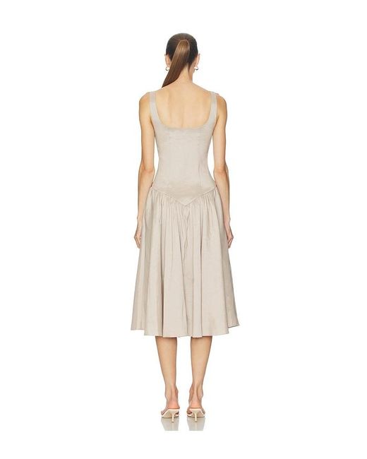 L'academie Natural 'Academie Maricel Midi Dress