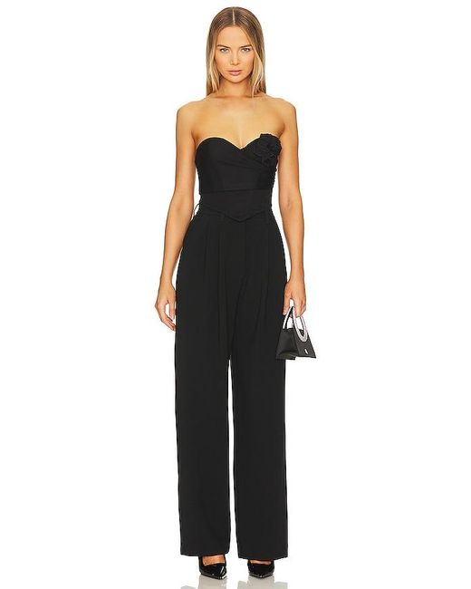 Camila Coelho Black Tiani Corset Top