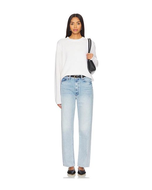 Mother Blue High Waisted Study Skimp Jeans