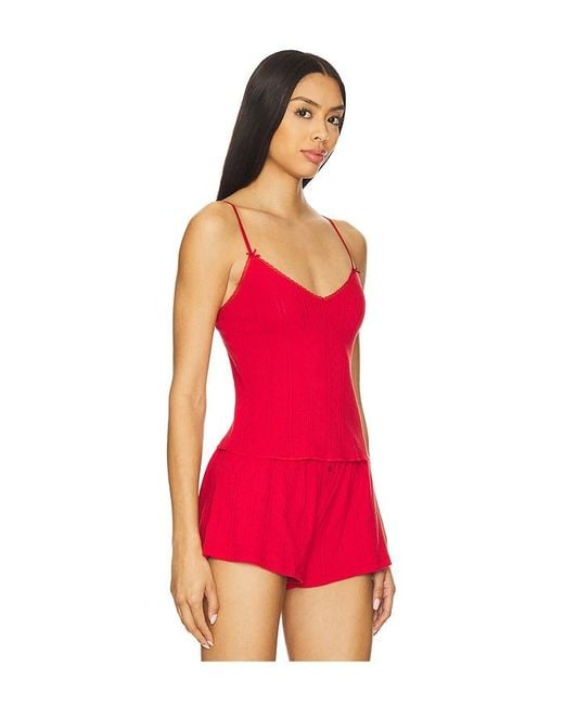 Cou Cou Intimates Red The Long Cami Top