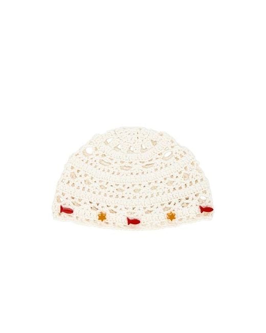 Lack of Color White X Revolve Crochet Hat