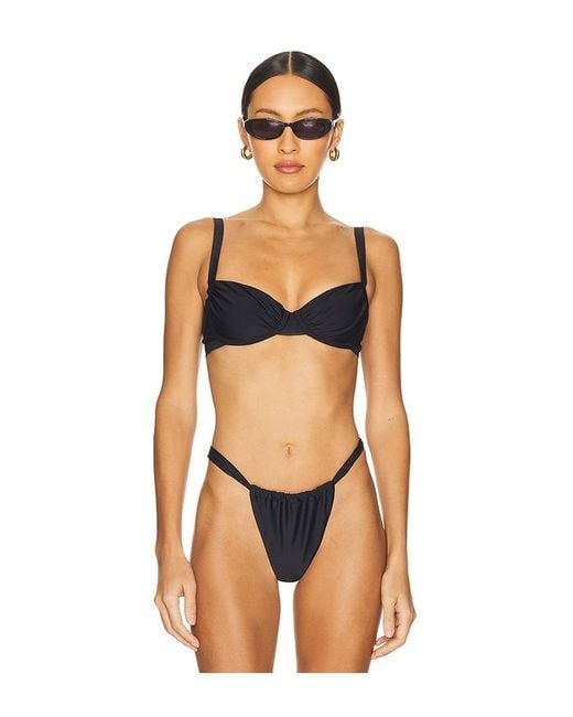 superdown Orange Chiara Bikini Top