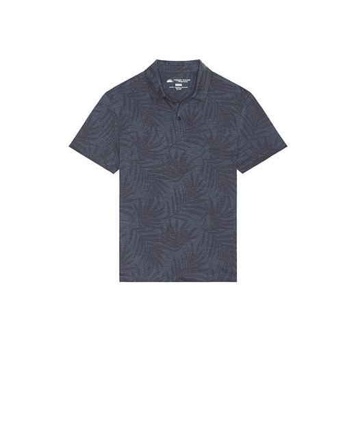 Vintage Summer Blue Performance Pique Polo for men