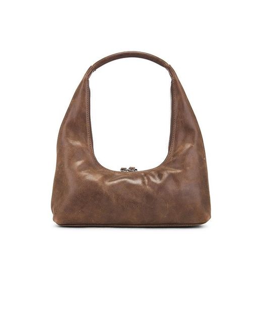 MARGE SHERWOOD Brown Hobo Shoulder Bag