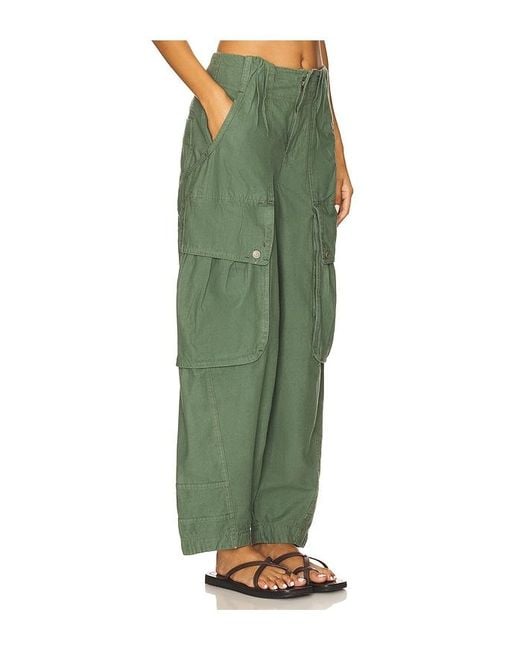Free People Green X We The Free Brentwood Slouch Pant