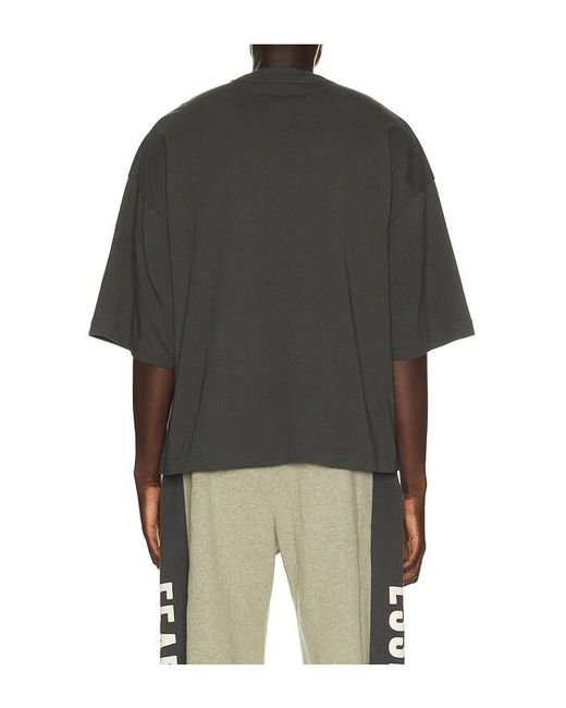 Fear Of God Black Merch Tee for men