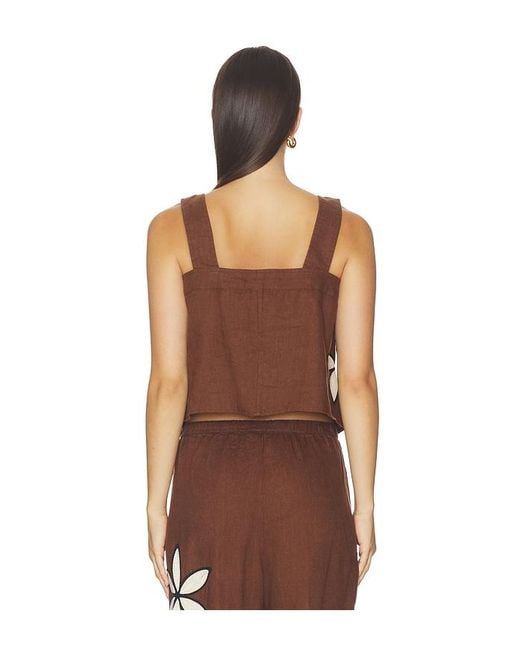 Rails Brown Calais Top