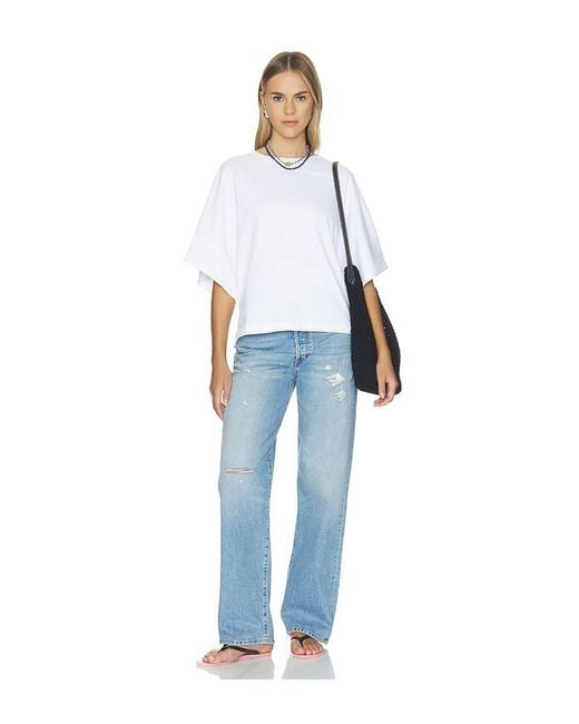 Free People White X We The Free Atlas Dolman Tee