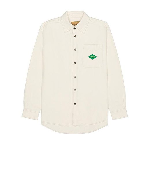 American Vintage White Spywood Shirt for men