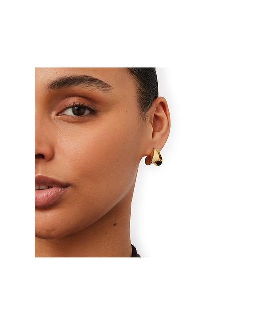 Jenny Bird Metallic Small Paige Puffs Earrings