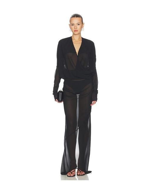 Entire studios Black Robe Dress