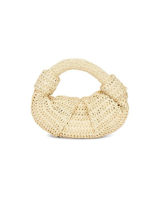 Simon Miller Metallic Raffia Lopsy Bag