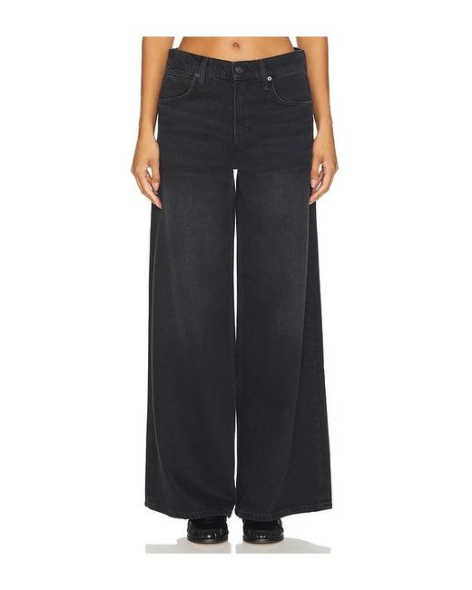 Mother Black The Slung Sugar Cone Sneak Jeans