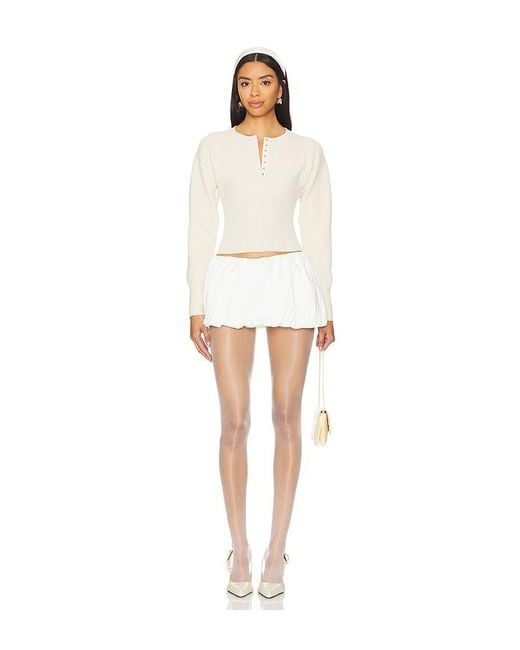 ALL THE WAYS White Kourtney Cardigan