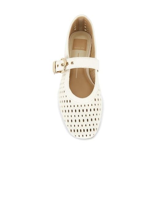 Dolce Vita White Mikel Ballet Flat