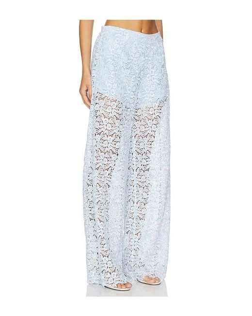 Generation Love Blue Cleo Two Tone Lace Pants