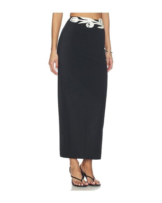 Bahia Maria Black Agata Long Skirt
