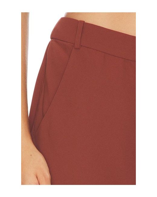 Amanda Uprichard Red Bernice Pants