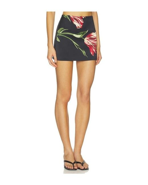 Alice + Olivia Black Rubi Micro Skirt