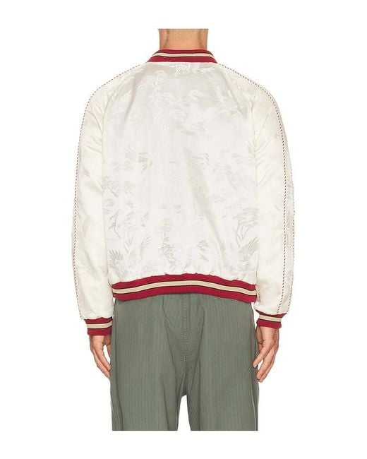 Beams Plus White Oriental Jacket Reversible for men