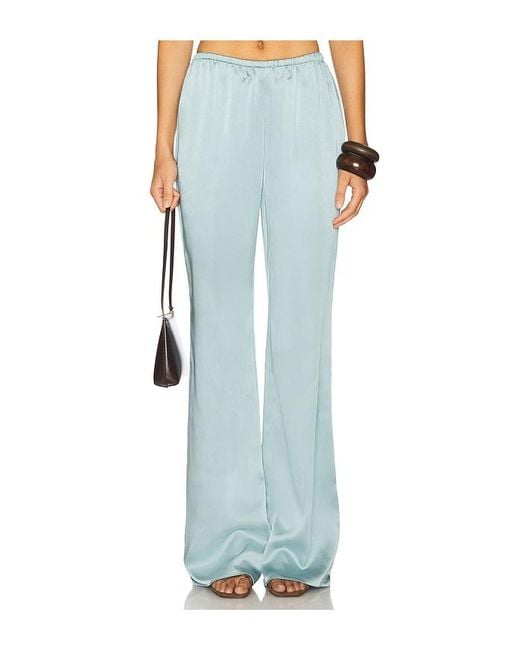 SER.O.YA Blue Viva Satin Pants