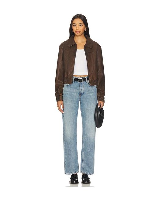 Re/done Blue 90S Wide Leg Jeans