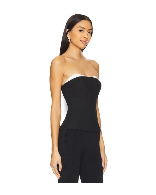 superdown Black Anika Strapless Top
