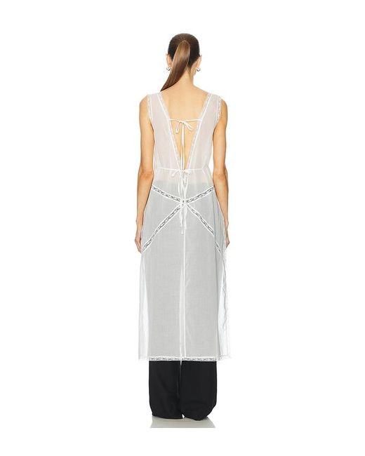 Helsa White Voile Daylight Nightgown