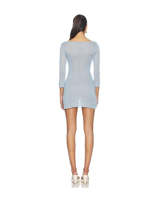 GUIZIO Blue Ivy Mini Dress