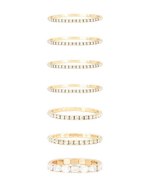 DANNIJO White Valentina Bracelet Set