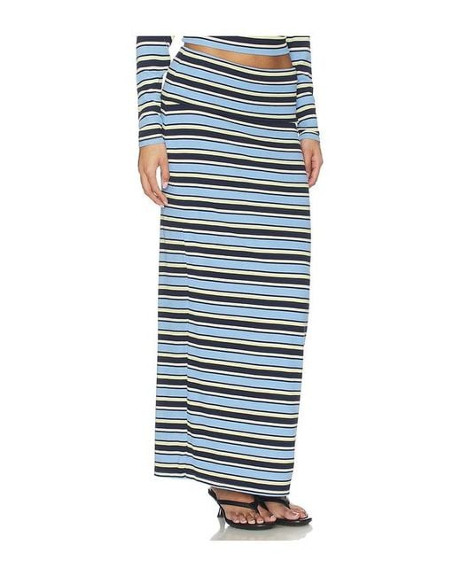 AFRM Blue Esin Skirt