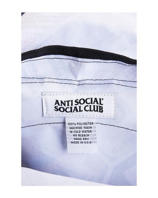 ANTI SOCIAL SOCIAL CLUB Blue Moneybag Backpack for men