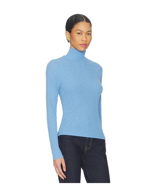Veronica Beard Blue Wyeth Turtleneck