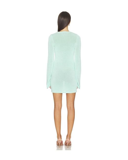 SER.O.YA Green Bec Knit Mini Dress