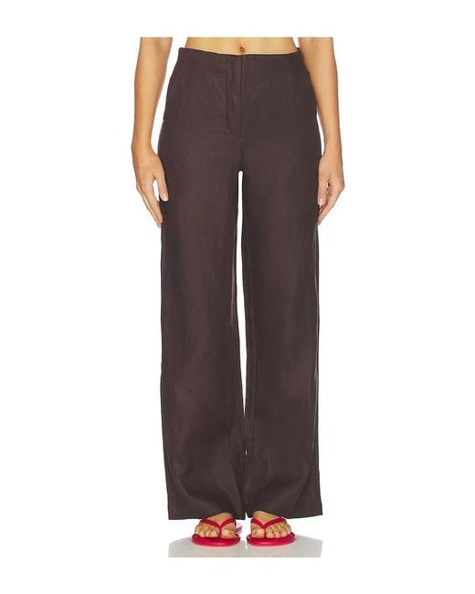 Faithfull The Brand Brown Lulea Pant