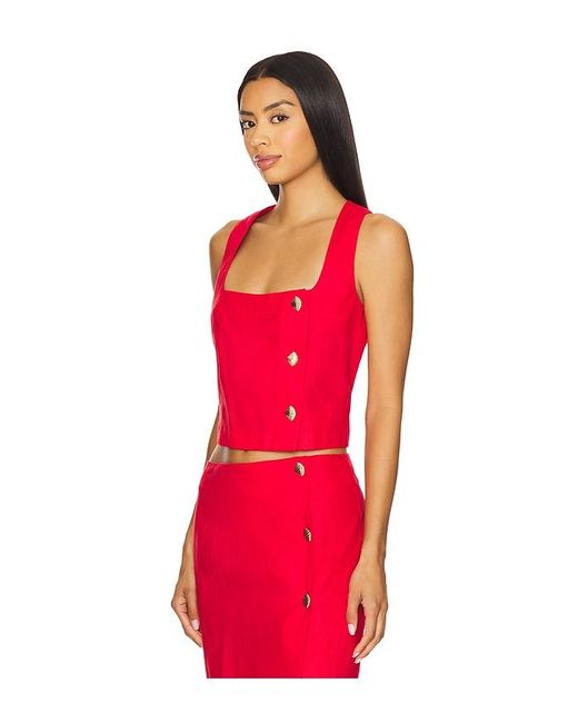 Yumi Kim Red Antonia Top
