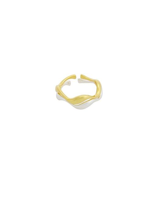 Casa Clara Multicolor Hele Asymmetric Ring Duo