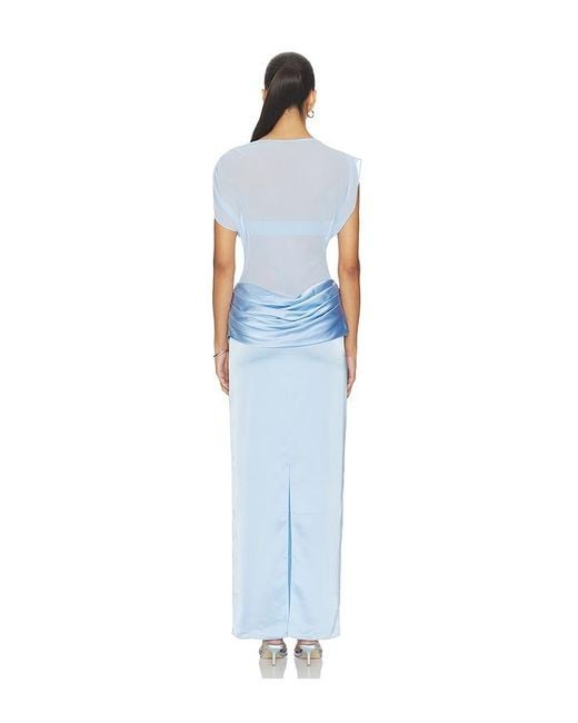 Amanda Uprichard Blue X Revolve Olandria Midi Dress