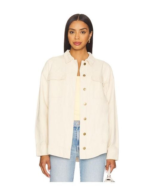 Chaqueta Riva En Color Neutral Talla (También En M, S, Xl, Xs) MINKPINK de color White