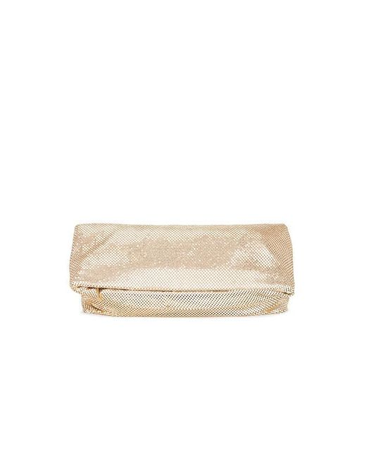 Olga Berg Natural Clem Oversized Clutch
