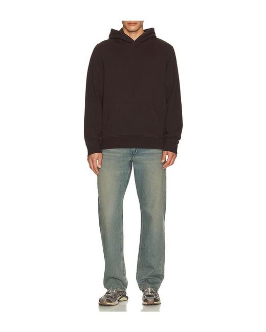 Onia Black Terry Pullover Hoodie for men