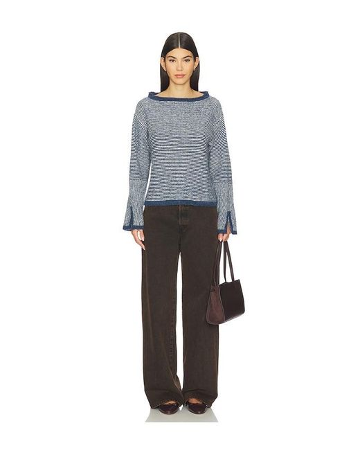 Nation Los Angeles Blue Willow Pullover Sweater