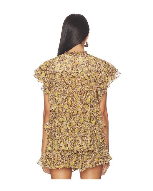 Isabel Marant Brown Daliyane Top