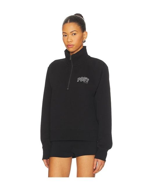 POST SWIM Black 3 Quarter Zip