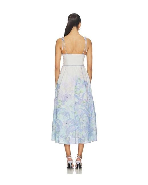 Astr Blue Dayna Dress