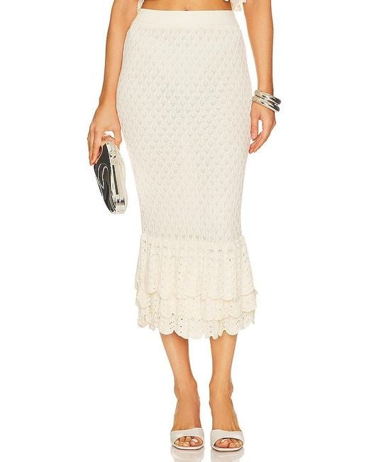 Beach Riot Natural Polly Skirt