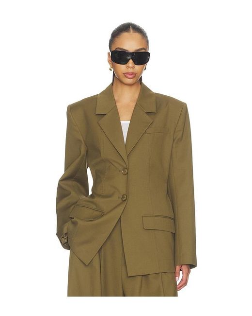 Gestuz Green Olivia Oversized Blazer