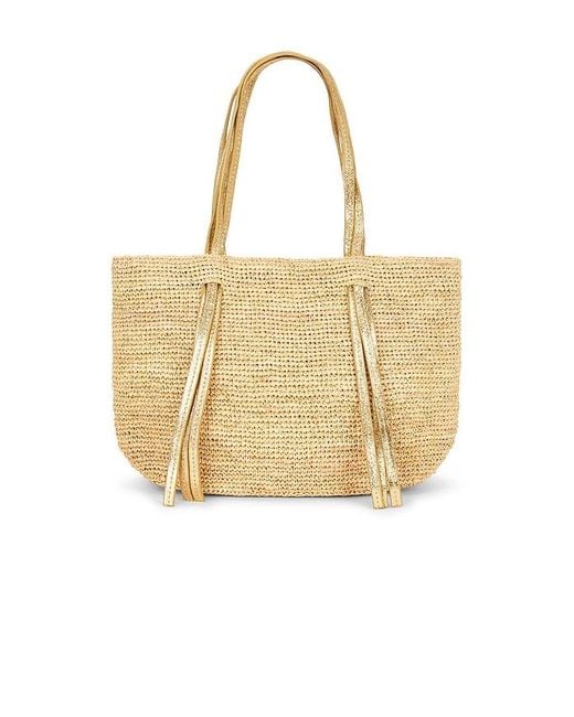 Flora Bella Natural Indore Large Crochet Raffia Tote Bag