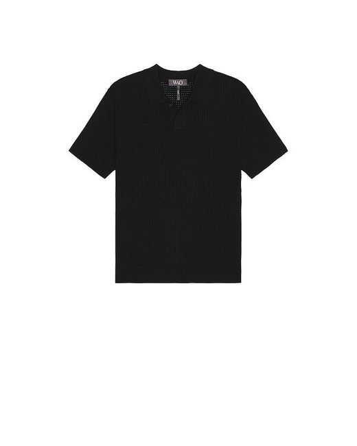 メンズ WAO ポロシャツ Black