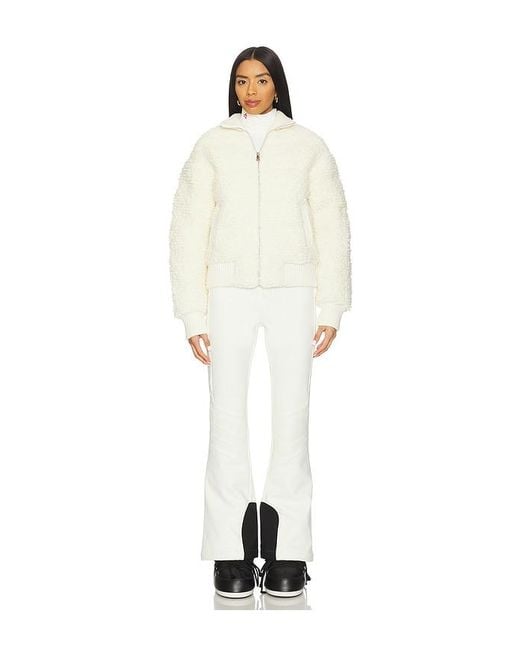 Perfect Moment White Apres Padded Bomber